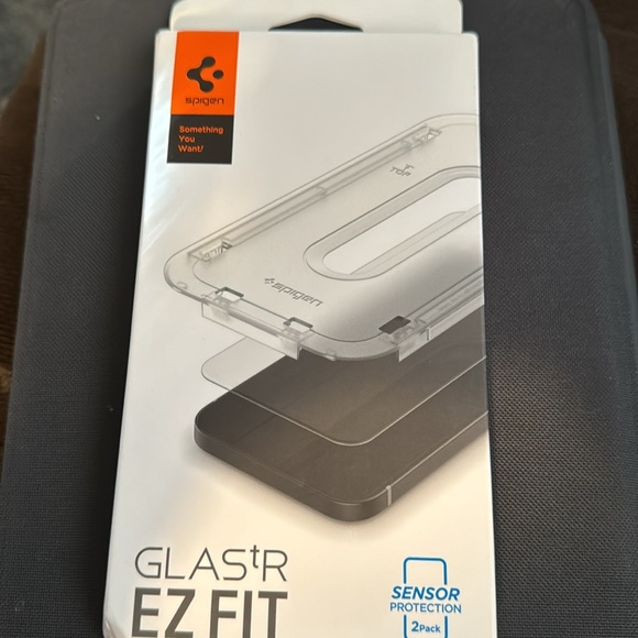 Spigen Tempered Glass Screen Protector [GlasTR EZ FIT] for iPhone 14 Pro Max - Picture 2 of 8